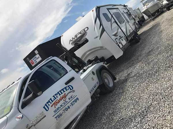 Towing of Motorhome RV